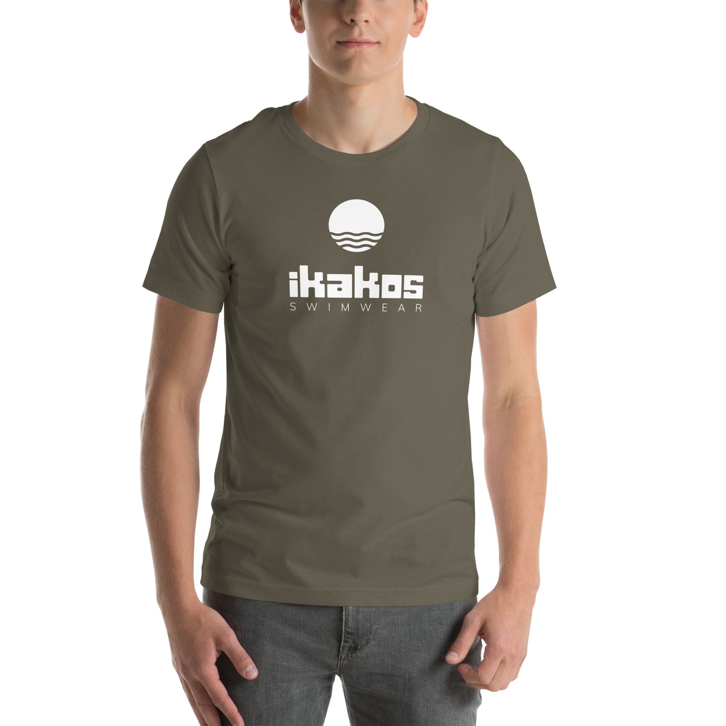 IKAKOS WHITE LOGO UNISEX T-SHIRT