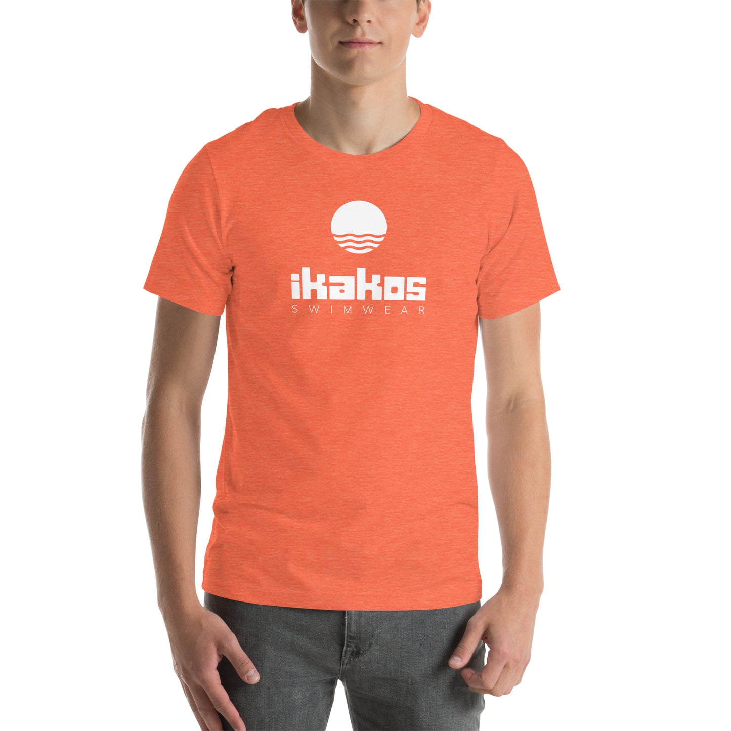 IKAKOS WHITE LOGO UNISEX T-SHIRT