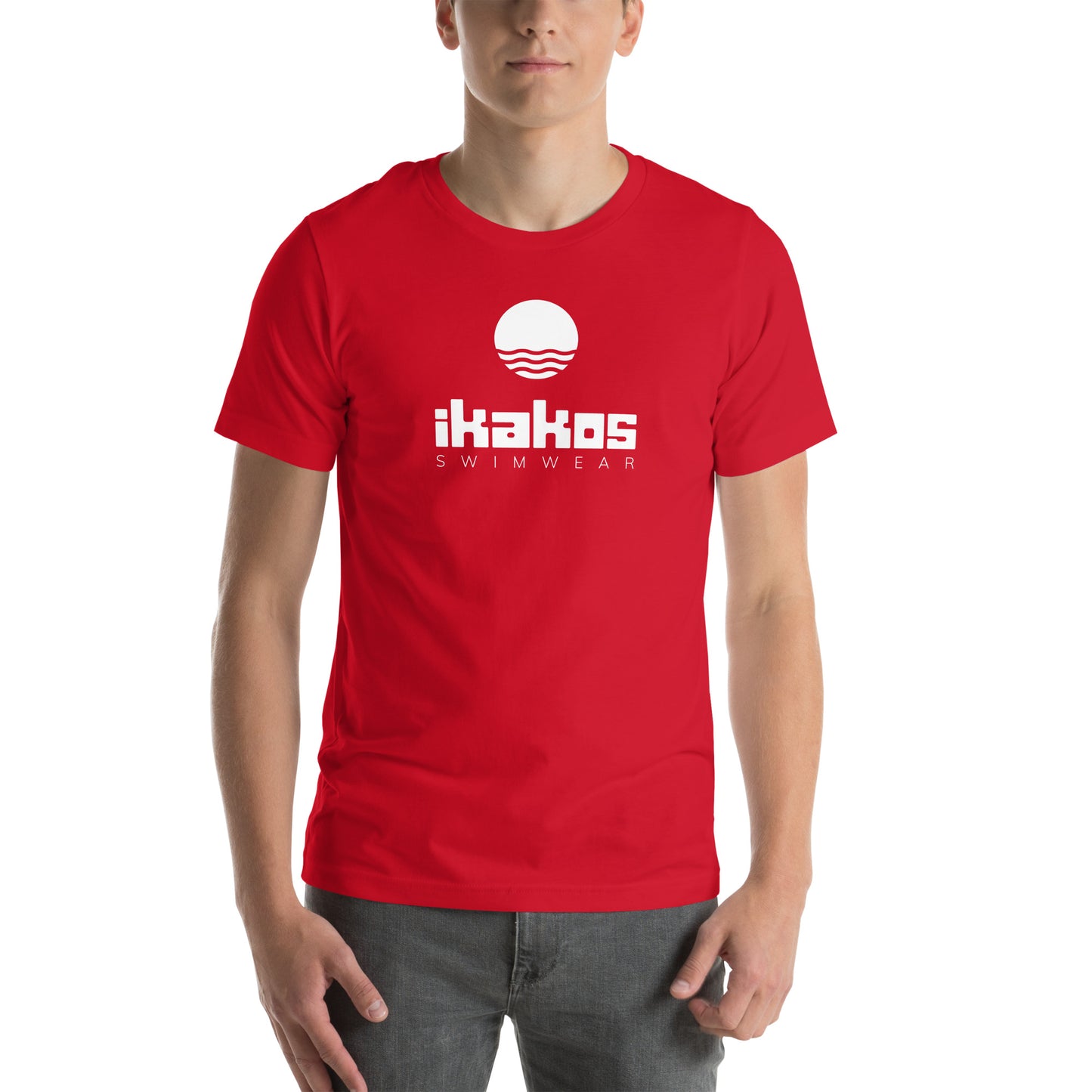 IKAKOS WHITE LOGO UNISEX T-SHIRT