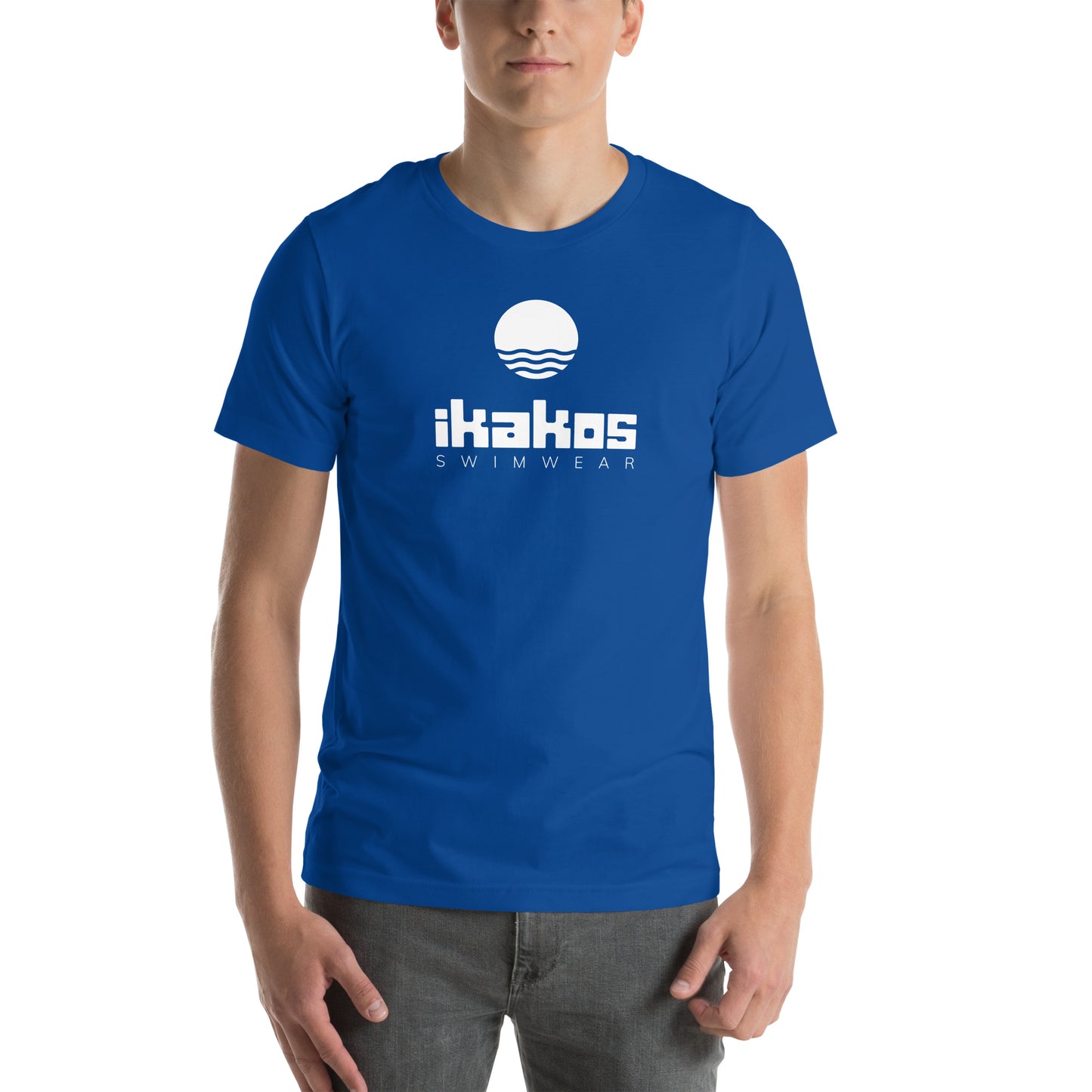 IKAKOS WHITE LOGO UNISEX T-SHIRT